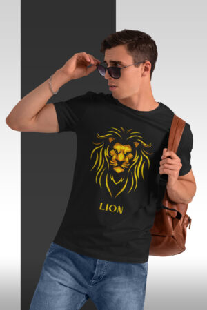 Buy Lion Face  printed t-shirt.