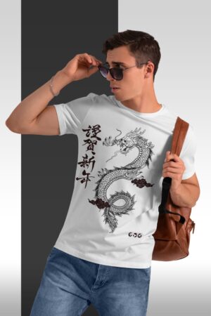 Buy Fire Dragon printed t-shirt.